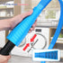 5 Pieces Dryer Vent Cleaner Kit, Dryer Lint Vacuum Attachment and Flexible Dryer Lint Brush,Gap brush， Vacuum Hose Attachment, Blue .