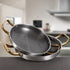 Black Honeycomb Nonstick Stainless Steel Frying Pan for Easy and Comfortable Cooking