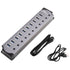 Aluminum Alloy 10-Port Powered USB Hub for Desktop Setup, 10 USB 3.0 Ports, RGB E-Marker, Individual Switches, Heat Dissipation