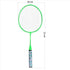 4X Badminton Rackets for Children,Shuttlecocks Racquet Sports Set with 4 Balls for Players Indoor Outdoor Green