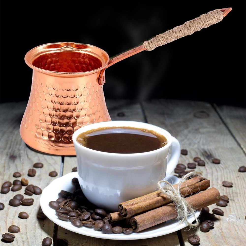 Fangyid 320ml Copper Turkish Coffee Pot