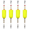 Popping Corks for Saltwater Freshwater Fishing Popper Floats Redfish Speckled Trout Sheepshead Flounder Yellow