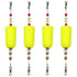 Popping Corks for Saltwater Freshwater Fishing Popper Floats Redfish Speckled Trout Sheepshead Flounder Yellow