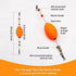 Popping Corks for Saltwater Freshwater Fishing Popper Floats Redfish Speckled Trout Sheepshead Flounder Yellow
