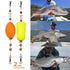 Popping Corks for Saltwater Freshwater Fishing Popper Floats Redfish Speckled Trout Sheepshead Flounder Yellow