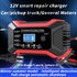 Battery Charger 12V and 24V Fully-Automatic Smart Car Battery Charger, Battery Maintainer Trickle Charger, and Battery Desulfator with Temperature Compensation