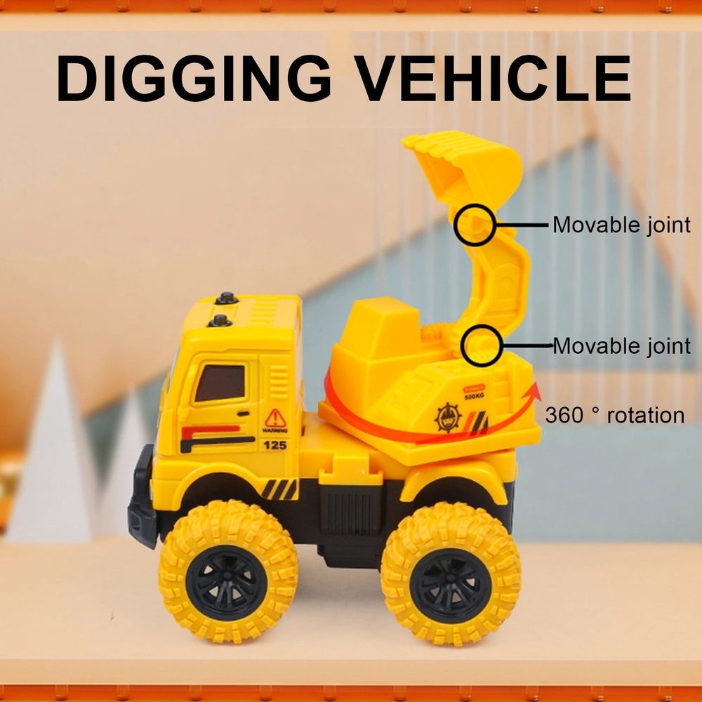 Car Toys for 5 Year Old Boys Excavator Children's Toys Engineering Vehicles Dump Trucks Toy Cars Simulation Cars Car 1 Pack Kid Toys for 3 Year Old Boys & Girls