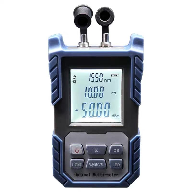 Unique Portable Optical Multimeter, Photometer with VFL, Test Range: 800-170mm  Optical Fiber Power Meter FC/SC/ST Universal Interface