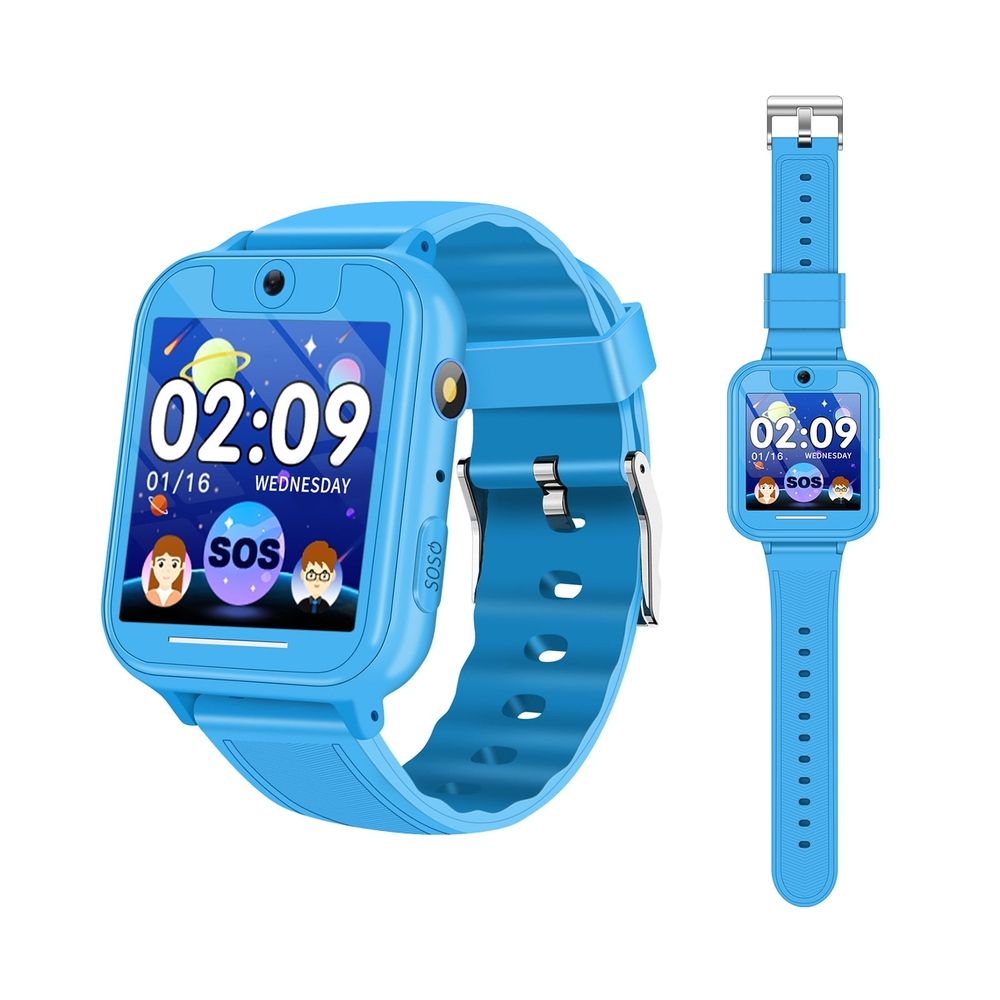 Smart Watch for 6-12 Boys Girls [Boys Girls GPS Tracker/Music/5 Games ] Smart Watches Boys Girls, Girls Boys Watch with GPS Tracker, Birthday Gift Watch Toys for 3-9 Year Old Boys Girls,Pink