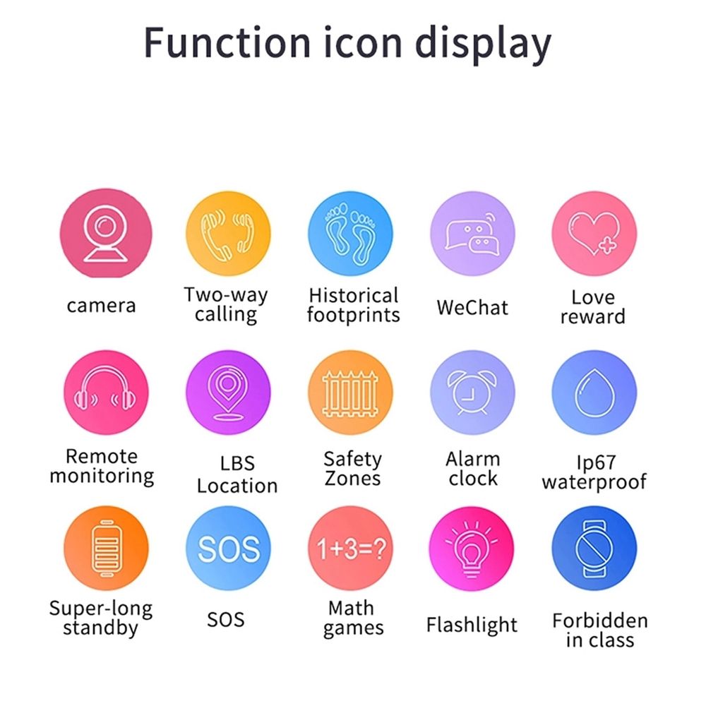 Smart Watch for Boys Girls, Kids Smart Watch with Camera Video Recorder Music Alarm Calendar Birthday Gift Watch Toys for 3-12 Year Old Boys Girls,Blue