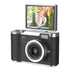 Digital Camera with 2.4 Inch Flip Screen, Autofocus 1080P HD Selfie Camera - Compact Travel Camera, 8X Zoom, Anti-Shake, Beauty Mode, Rechargeable Battery for Students & Beginners