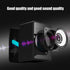 Computer Speakers, USB Powered Desktop Speakers with RGB Lights, 3.5mm Wired PC Gaming Speakers for Laptop, Enhanced Stereo Sound, Plug and Play, Set of 2