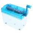 Blue Wear-Resistant Manual Shredder for Home Easy Crank Operation
