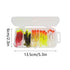 Soft Plastic Lures Set Fishing Baits with Barbed Hooks for Saltwater Freshwater Rivers Sea (Set B)