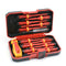 13Pcs VDE Insulated Electrician Screwdriver Set Magnetic Phillips Slotted Screwdriver Red