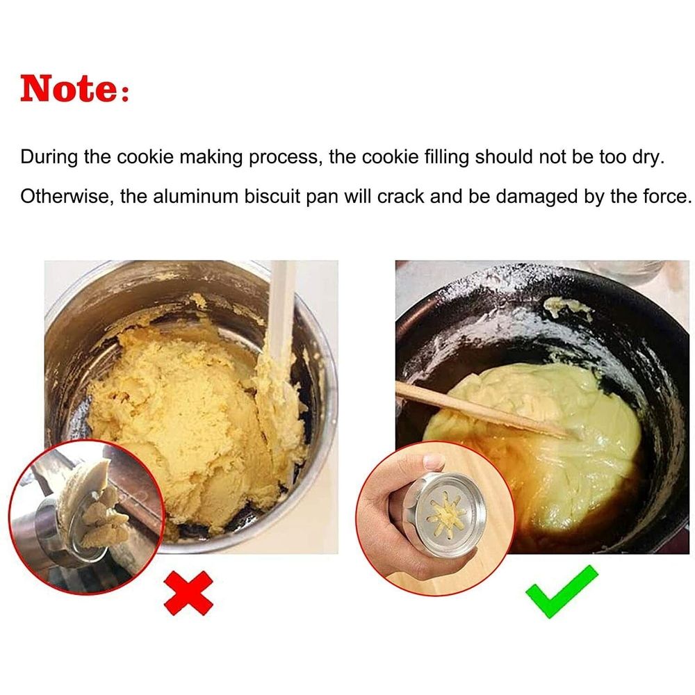 DIY Cookie Press Machine for Baking, Creating Delicious Treats, and More - Easy-to-Use Biscuit Maker with Interchangeable Discs