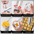 Cookie Press, Cookie Press Gun Aluminum Alloy with 4 Piping Tips and 20 Cookie Discs, Cookie Maker Machine, Cookie Press Baking