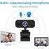 HD Webcam with Microphone,1080P Webcam Desktop or Laptop USB Web Camera for Computer Widescreen Video Calling Webcam