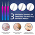 Blackhead Remover Extractor Tool,10 Pcs Professional Pimple Popper Tool Kit with Metal Case for Quick and Easy Removal of Blackheads,Pimples,Zit Removing,Facial and Nose(Colorful)