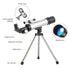 Astronomical Telescope Compact Portable Telescope of 90X Magnification with Finder Scope Adjustable Tripod for Kids Beginners