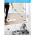 Bathroom Scrubber Electric, Shower Cleaner Electric Spin Scrubber, Long Handle Cleaning Brush for Tile Floor, Bathtub, Cordless Power Spinning Scrub Brush Household with 3 Replaceable Brush Heads