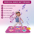 Dance Mat,Toys for 3 4 5 6 7+ Year Old Girls,Dance Mat for Kids,Electronic Music Dance Pad Toy with LED Lights,5 Game Modes Princess Dancing Mat,Birthday Xmas Gifts for Age 3-8 Year Old Girls