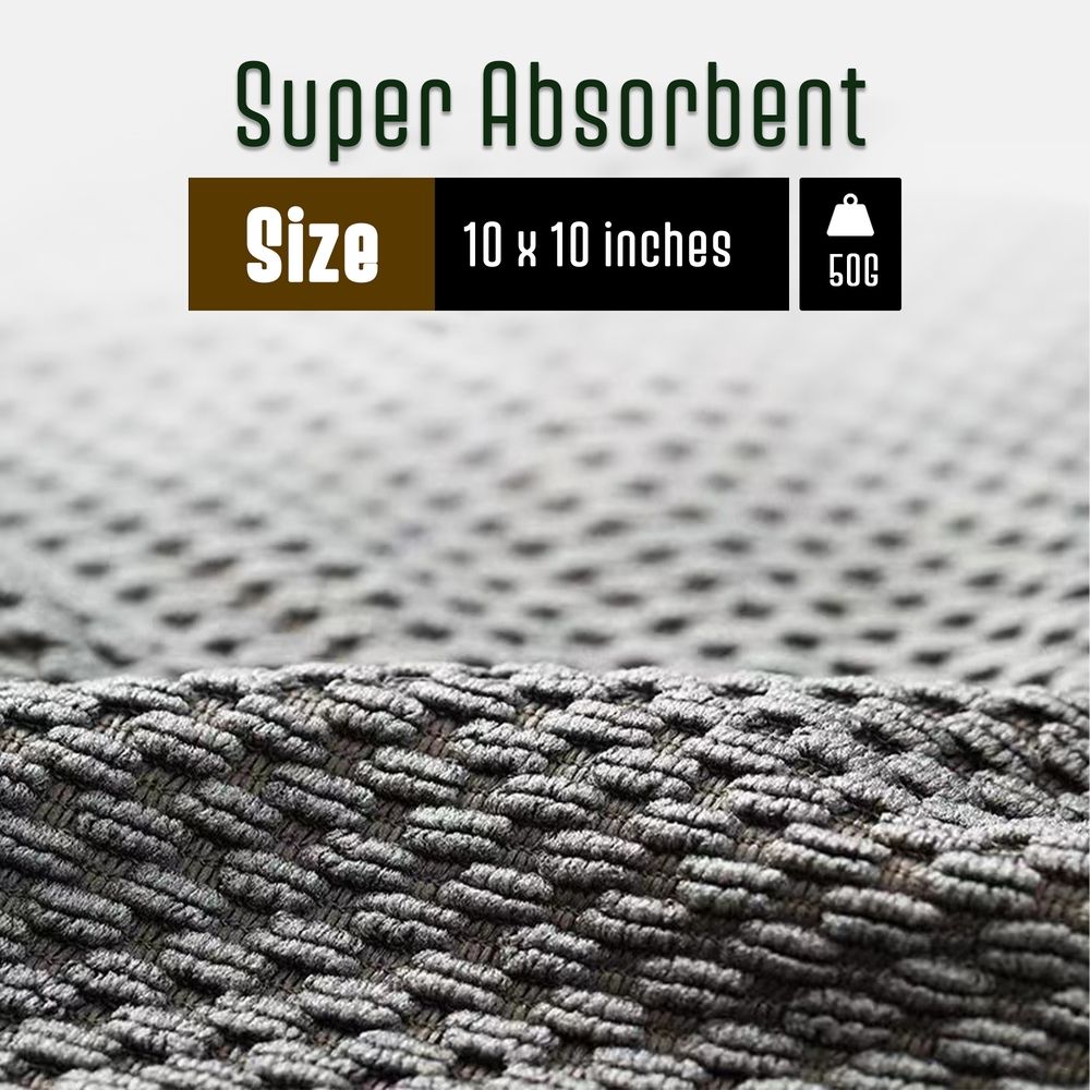 8 Pack Ultra Soft Absorbent Kitchen Dish Cloths,10x10,Quick Drying Towels for Household Cleaning