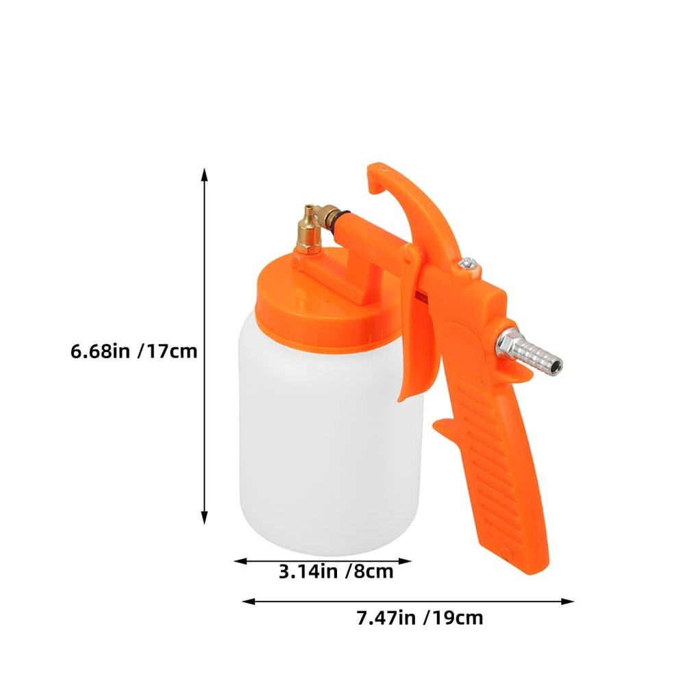 Air Sprayer for Painting Cars Multi-Color Plastic Adjustable Control Lightweight 2Pcs