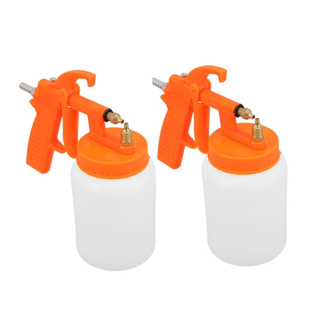 Air Sprayer for Painting Cars Multi-Color Plastic Adjustable Control Lightweight 2Pcs