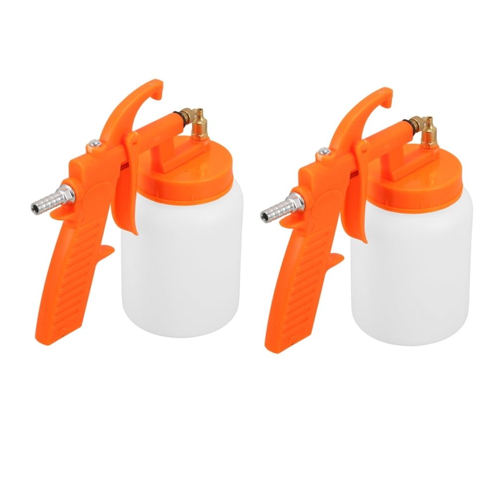 Air Sprayer for Painting Cars Multi-Color Plastic Adjustable Control Lightweight 2Pcs
