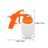 Air Sprayer for Painting Cars Multi-Color Plastic Adjustable Control Lightweight 2Pcs