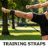 Black Thigh Resistance Straps for Taekwondo and Strength Training 1Set