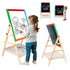 Easels for Painting Kids,Chalkboards for Kids Easel,Magnetic Whiteboards and Dry Erase Chalkboards,Adjustable Easel,with Storage Rack and Accessories,Best Gift Kids