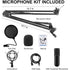 USB Gaming Microphone Streaming Podcast PC Microphone Condenser Mic Kit with Flexible Arm for Gaming Recording Singing PS4 Computer Studio Laptop