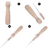 Felting Kit Felting Pad & Tools with Needles, Finger Guards, Wooden Handle Scissor, Bag for Beginner & Professional DIY