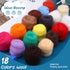 Needle Felting Kit, Needle Felting Starter Kit with Exquisite Green Storage Bag, Wool Roving 18 Colors Set, Needle Felting Tools Kit, Wool Felt Tools for Felted Animal Needle Felting Supplies