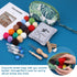 Needle Felting Kit, Needle Felting Starter Kit with Exquisite Green Storage Bag, Wool Roving 18 Colors Set, Needle Felting Tools Kit, Wool Felt Tools for Felted Animal Needle Felting Supplies