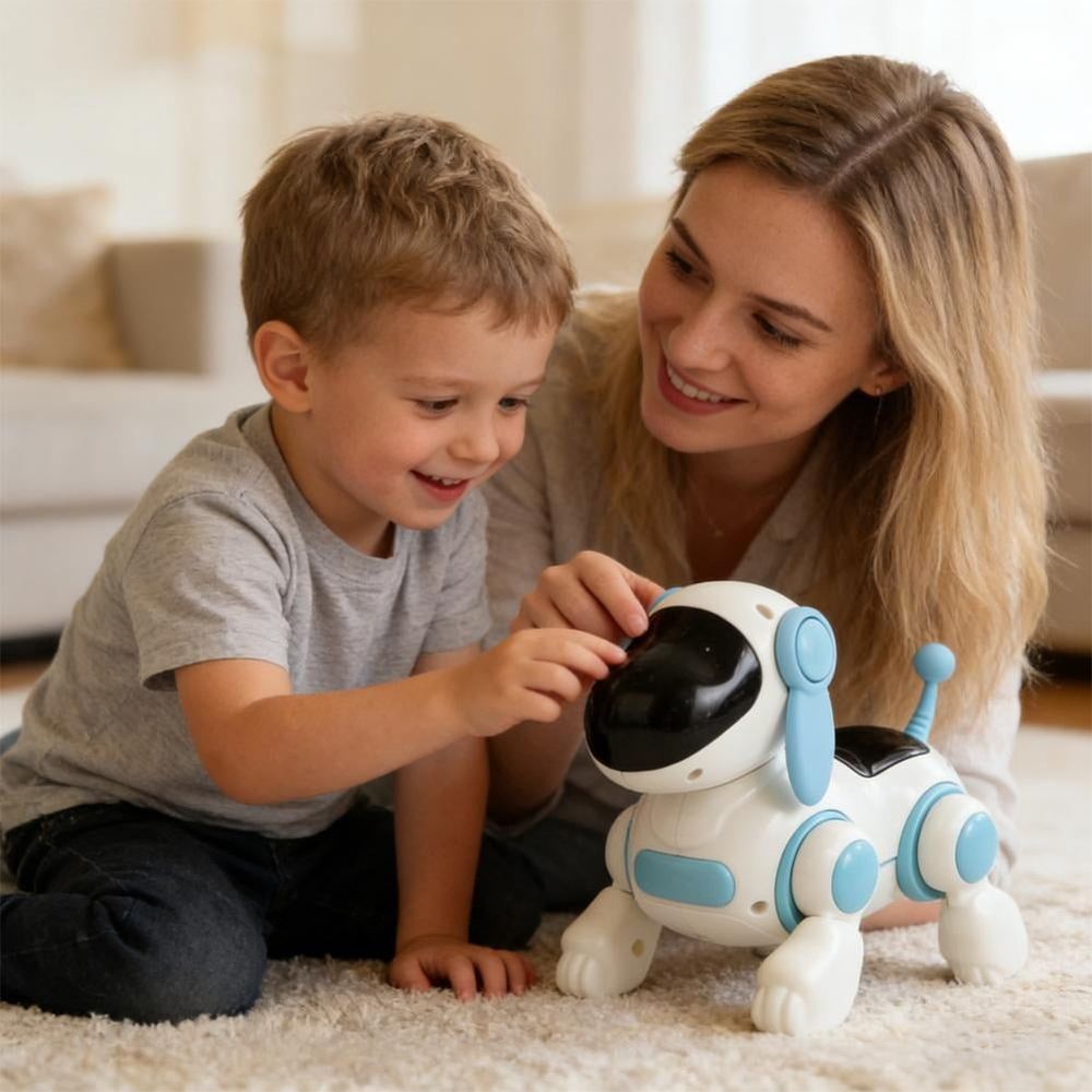 Interactive Robot Dog Toy Walking Puppy For Kids Childrens Toy