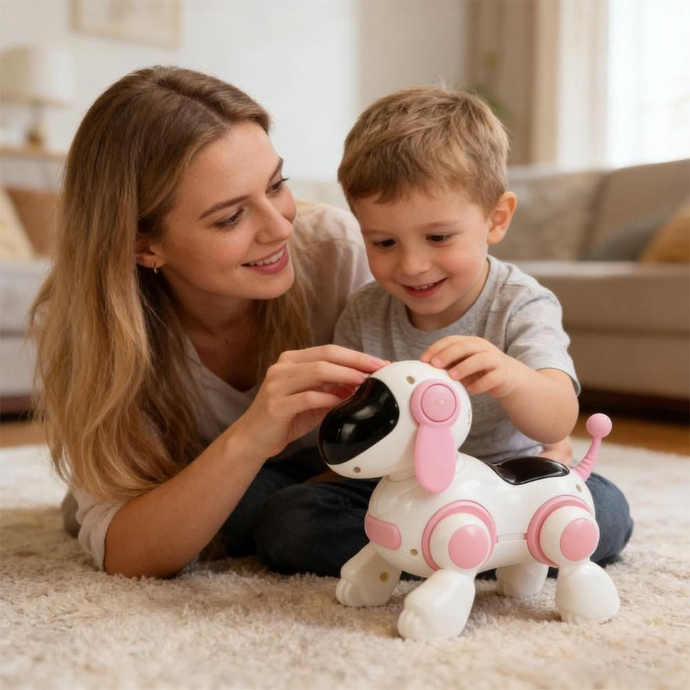 Interactive Robot Dog Toy Walking Puppy For Kids Childrens Toy