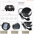 Small Hot Plate Mini Hot Plate, 500W Hot Plate Electric Single Burner Mini Portable Stove Cooktop Coffee Heater Cooking Water Heat Adjustable Temperature for Camping Kitchen Moka Pot 110V