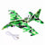 Electric Boost Hand-Thrown Glider Aircraft, USB Rechargeable Foam Plane, Detachable Wing, 30x34x10cm
