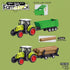 Kids Tractor Toy with  Wagon Set,Tractor Toys for Kids,Farm and Construction Toys,Push-and-Slide Inertia,Christmas Birthday Gifts for Boys Girls
