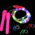 LED Jump Rope for Kids, 250cm/99in Adjustable Glowing Skipping Rope, 3 Flashing Modes, 6 Colors, Non-Slip Grip for Fitness Party