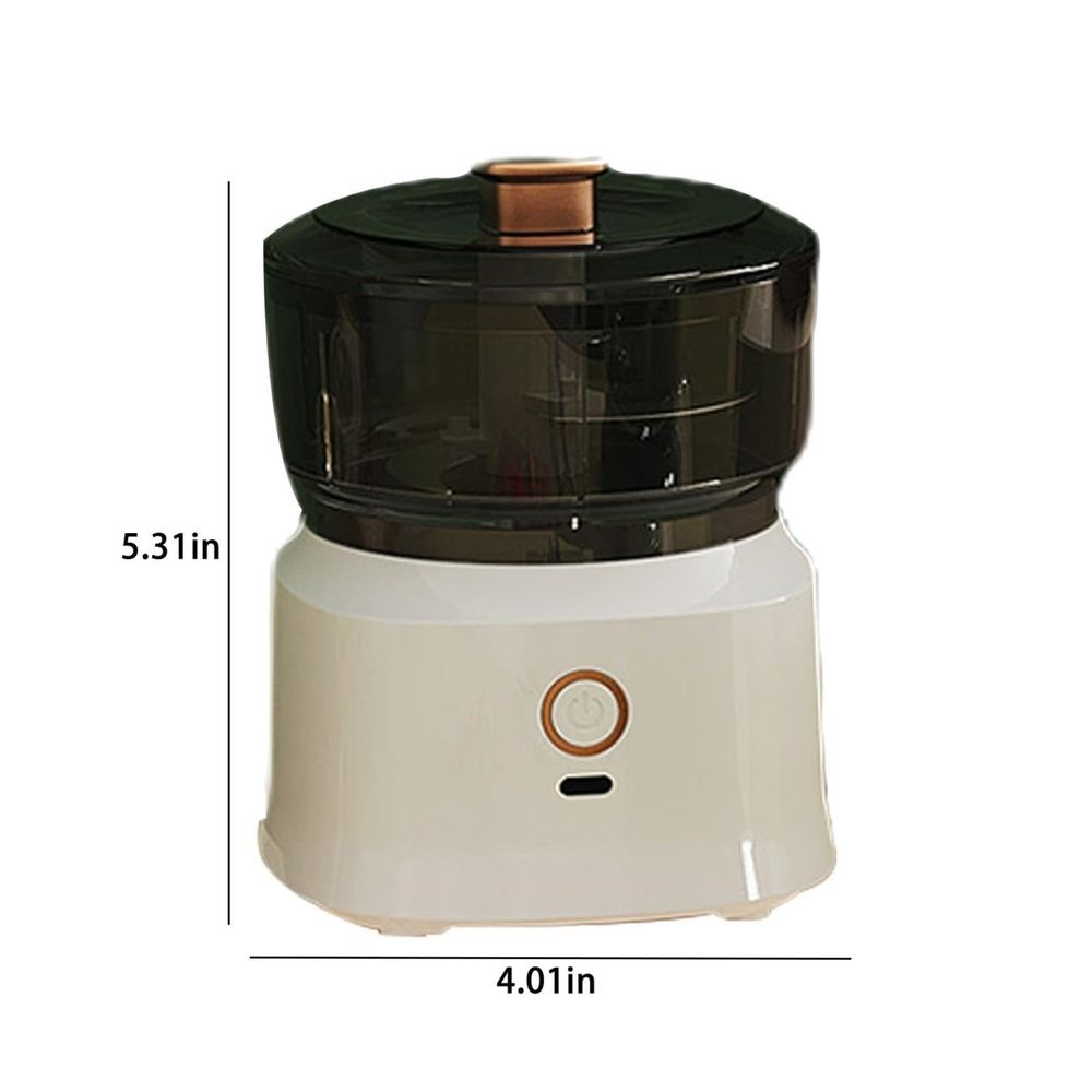 Electric Mini Garlic Chopper Portable Food Processor Vegetable Chopper Onion Mincer Cordless Meat Grinder with USB Charging for Vegetable Pepper Onion Baby Food Seasoning