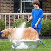 Garden Hose Nozzle Heavy Duty,  Metal Water Hose Sprayer with 5 Spray Patterns, High Pressure Spray Nozzle Thumb Control On Off Valve for Lawn & Plant Watering, Car & Pet Washing
