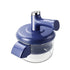 Electric Vegetable Fruit Peeler, Automatic Garlic Orange Peeler Machine, Carrot Peeler Skin Remover Tool for Fruits Vegetables Home Kitchen (Blue)