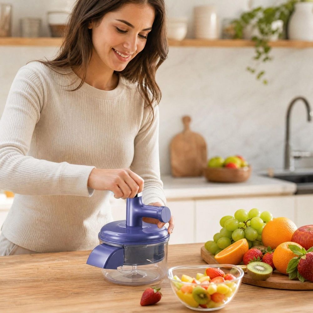 Electric Vegetable Fruit Peeler, Automatic Garlic Orange Peeler Machine, Carrot Peeler Skin Remover Tool for Fruits Vegetables Home Kitchen (Blue)
