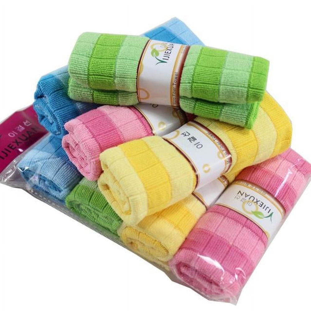 Dish Towels Microfiber Cleaning Cloths Soft Cloth Car Practical Cleaning Cotton House Kitchen Wiping Towel Cleaning Kitchen，Dining & Bar