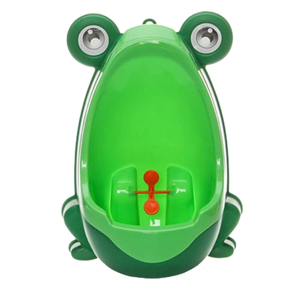 Ornaments Kids Urinal Frog Cartoon Design Boy Toilet Potty Training Urinal Wall Hung Urinal 1Pcs Hanging Rings For Home Decor,Green