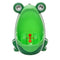 Ornaments Kids Urinal Frog Cartoon Design Boy Toilet Potty Training Urinal Wall Hung Urinal 1Pcs Hanging Rings For Home Decor,Green